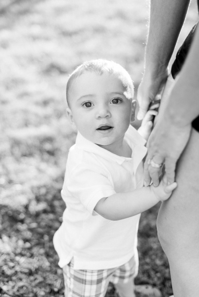 close up of boy in golden light