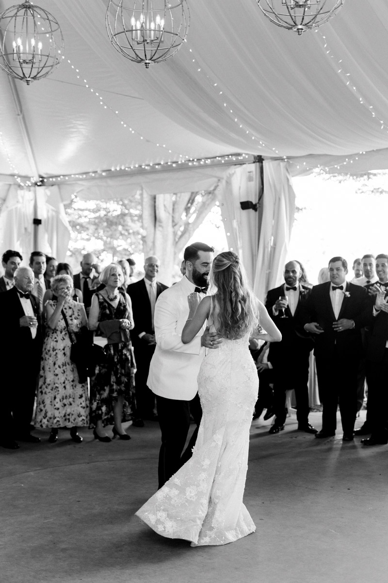 first dance at eolia mansion wedding
