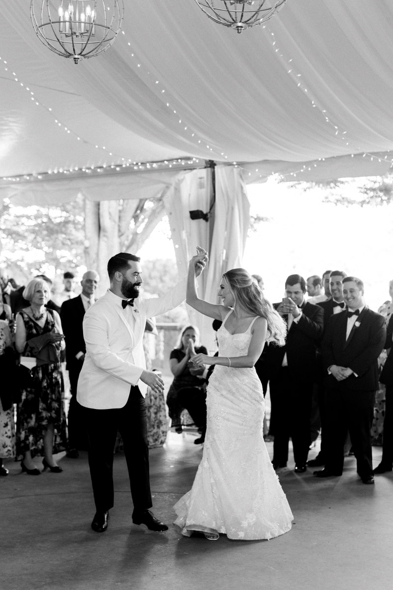 first dance at eolia mansion wedding