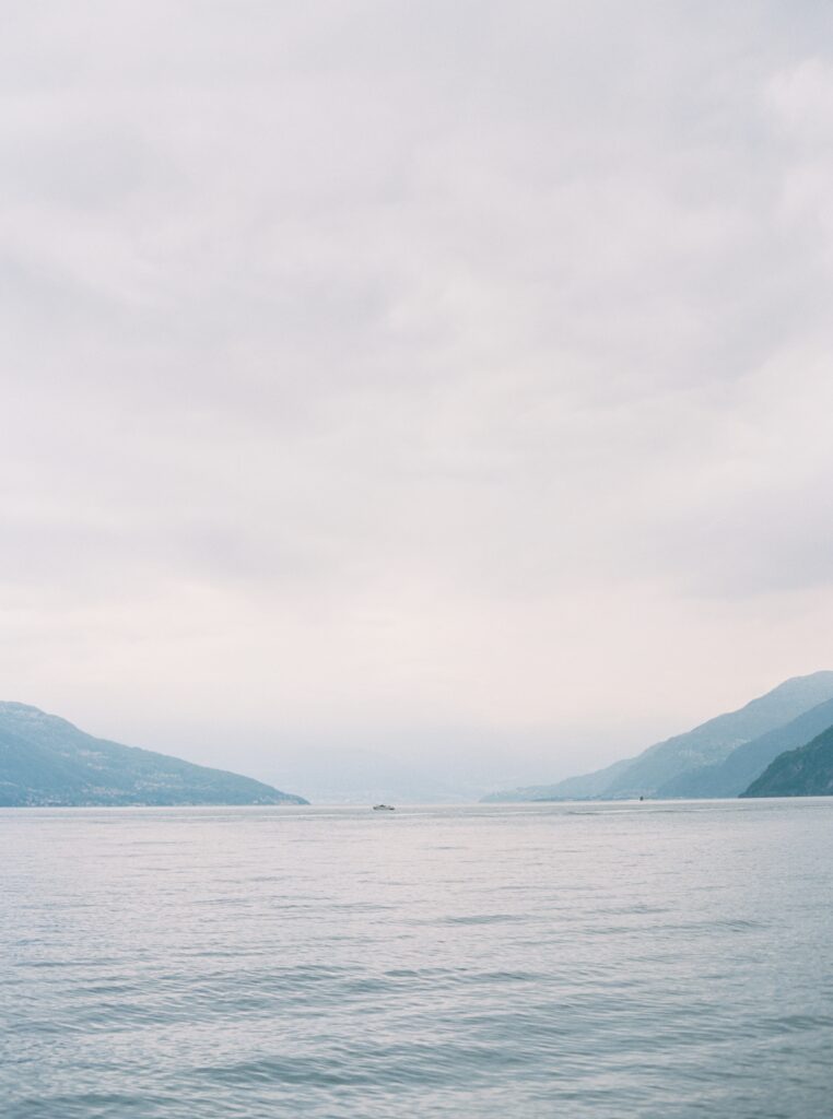 view of lake como by boat