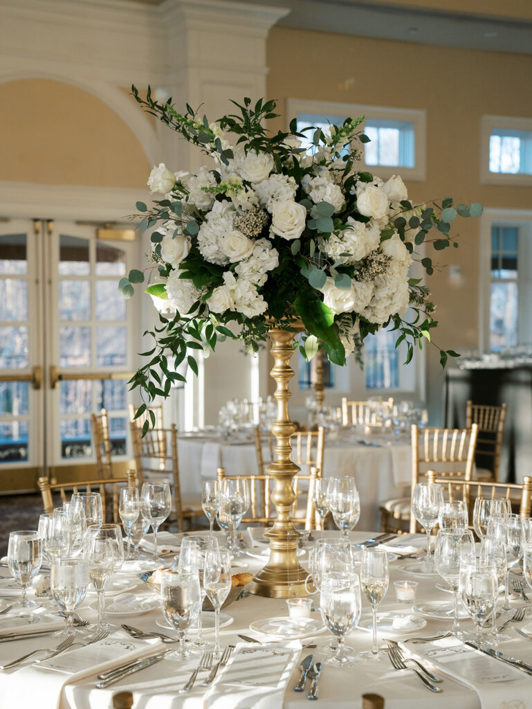 The tablescapes at ther reception.