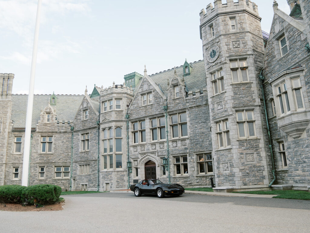 Wide shot of the castle