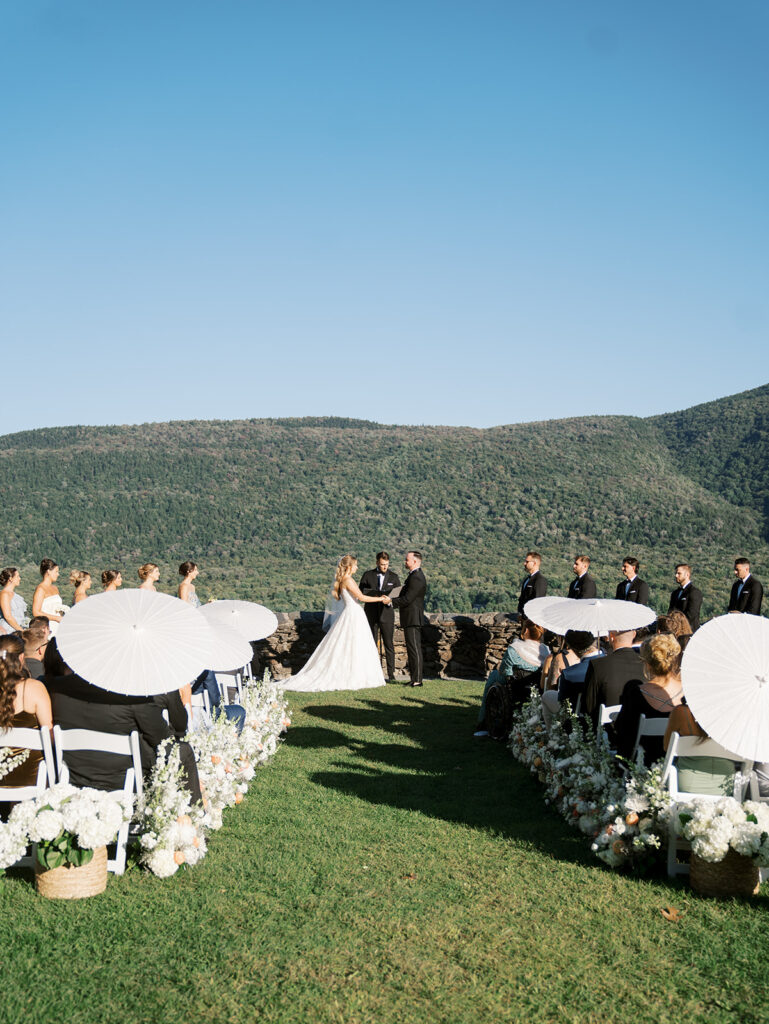 The ceremony view