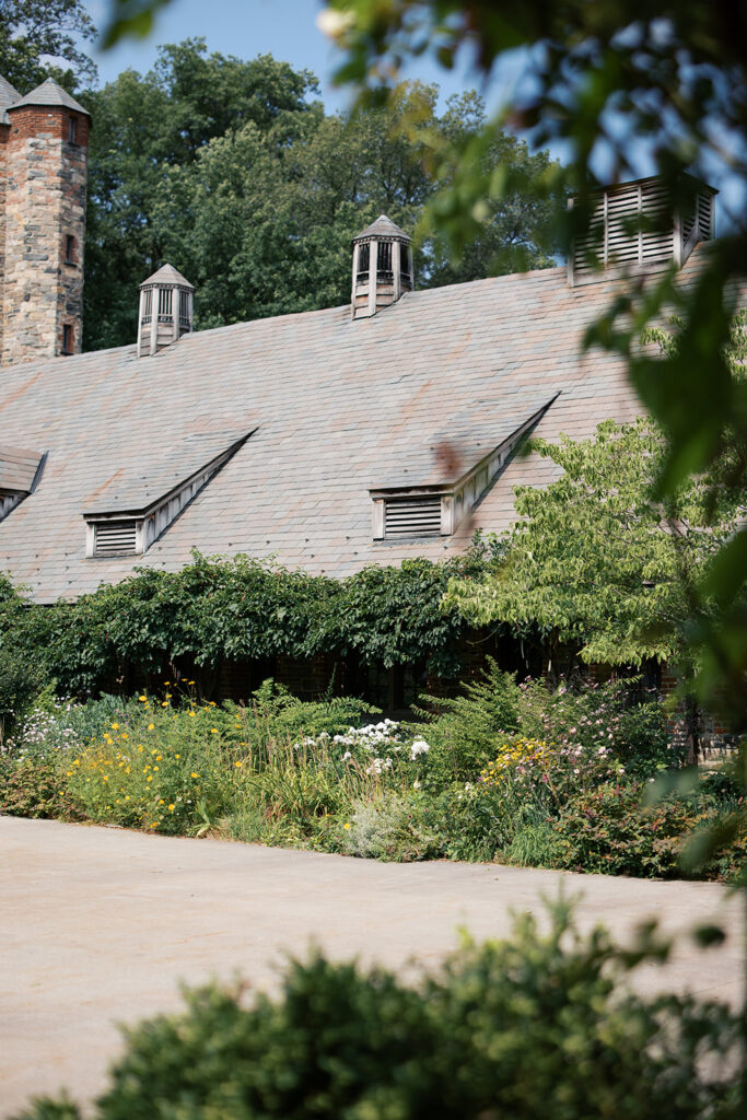Outside photo of the barns.