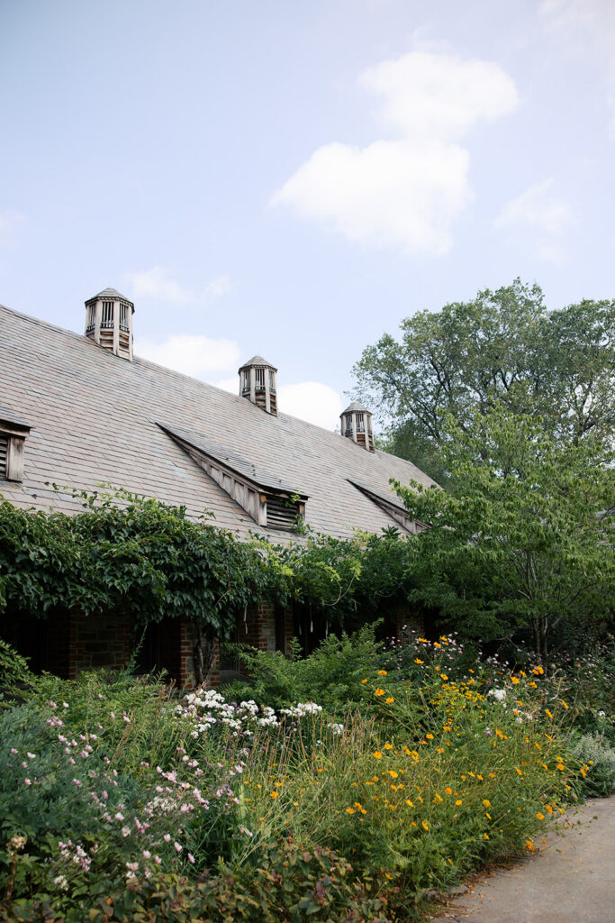 Outside photo of the barns.
